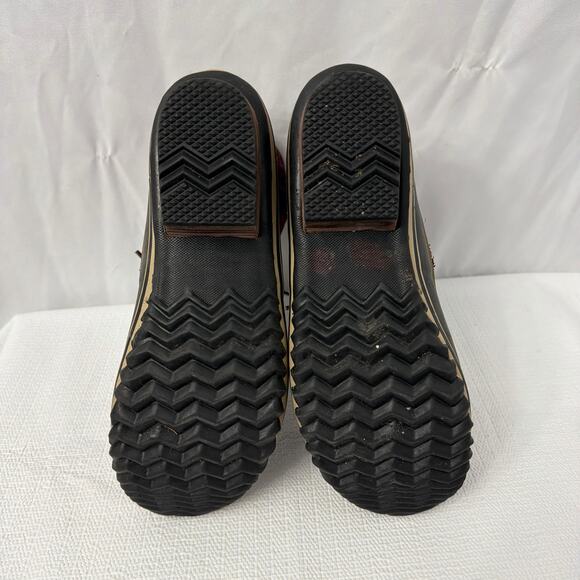 Sorel Boots Womens Size 7 Slimpack Lace II Red Leather Winter Snow Duck - Picture 10 of 10